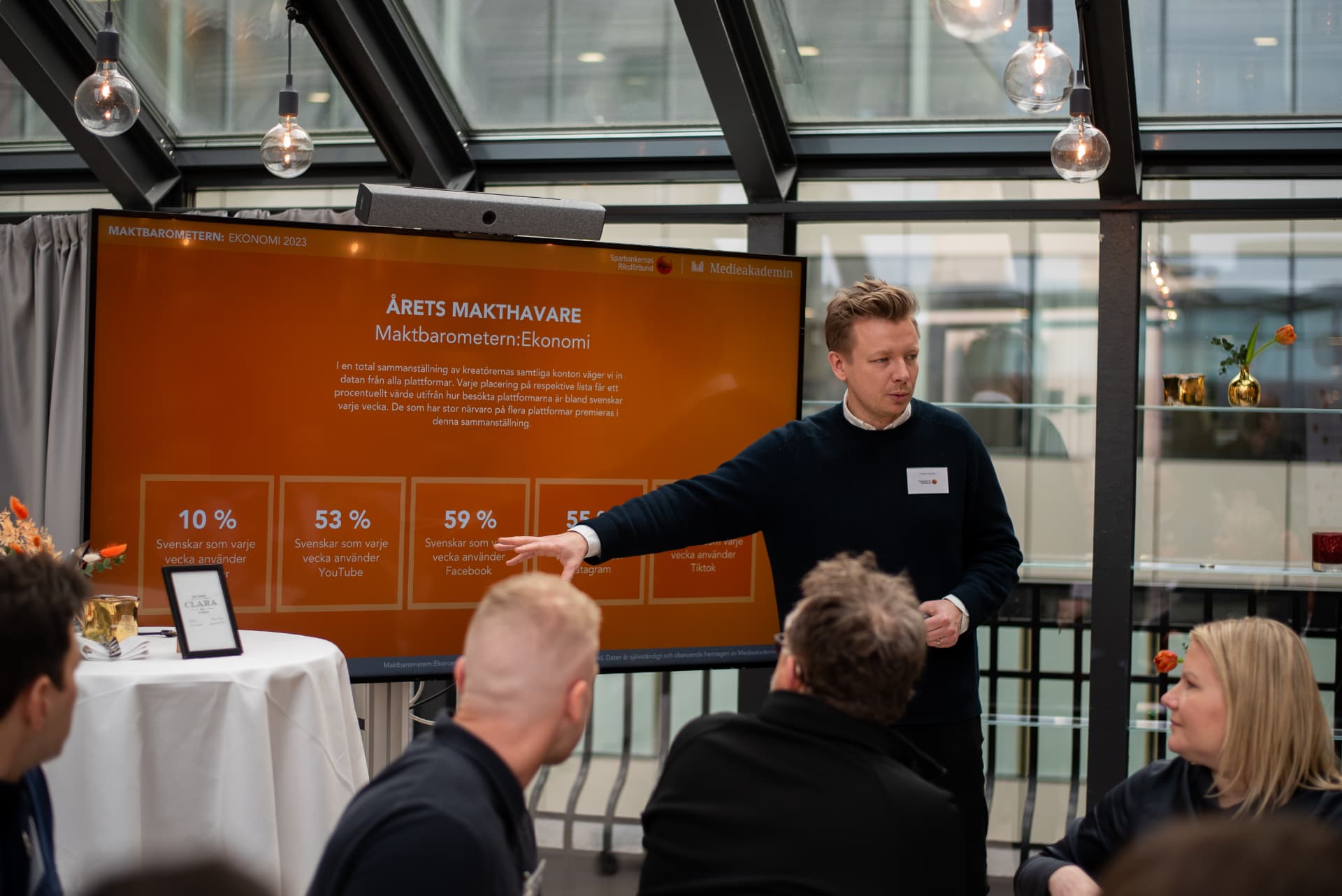 Presentation av Maktbarometern: Ekonomi inför publik