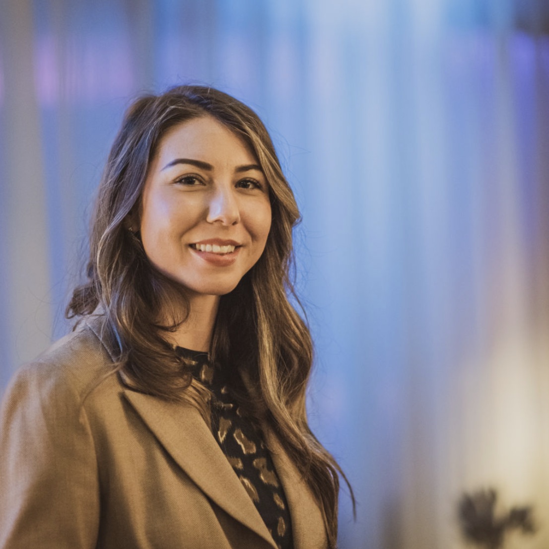 Porträtt av Julia Agha